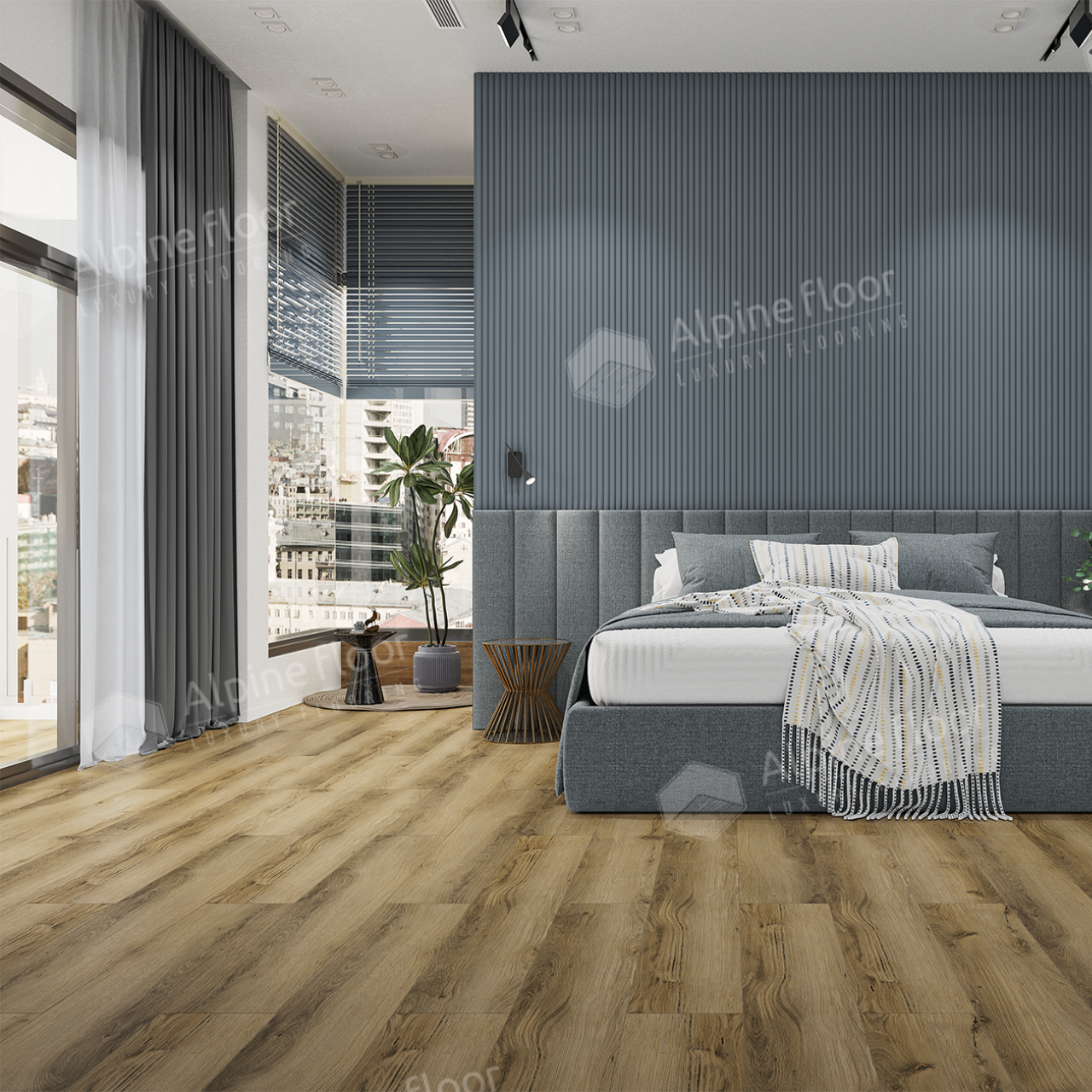 Кварцвинил Alpine Floor Премиум 12 (Premium12) ECO 24-8 Дуб Эскейп