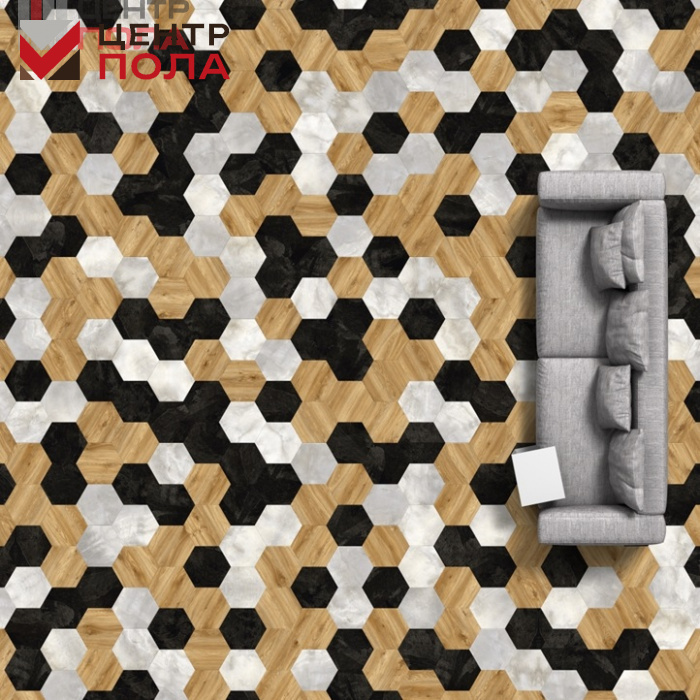 Кварцвинил Moduleo Moods 260 Big Hexagon