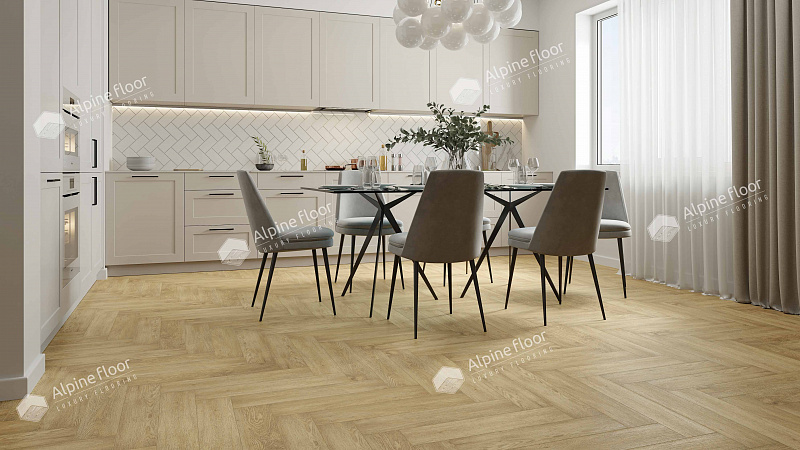 Кварцвинил Alpine Floor Parquet Light Еco 13-3 Дуб Ваниль Селект