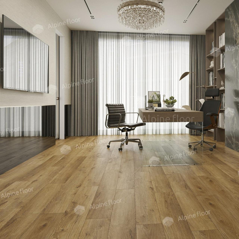 Кварцвинил Alpine Floor Ultra Eco 5-30 Дуб Цейлонский