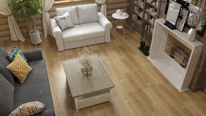 Кварцвинил Alpine Floor Гранд Секвойя (Grand Sequoia) Eco 11-31 Сьерра