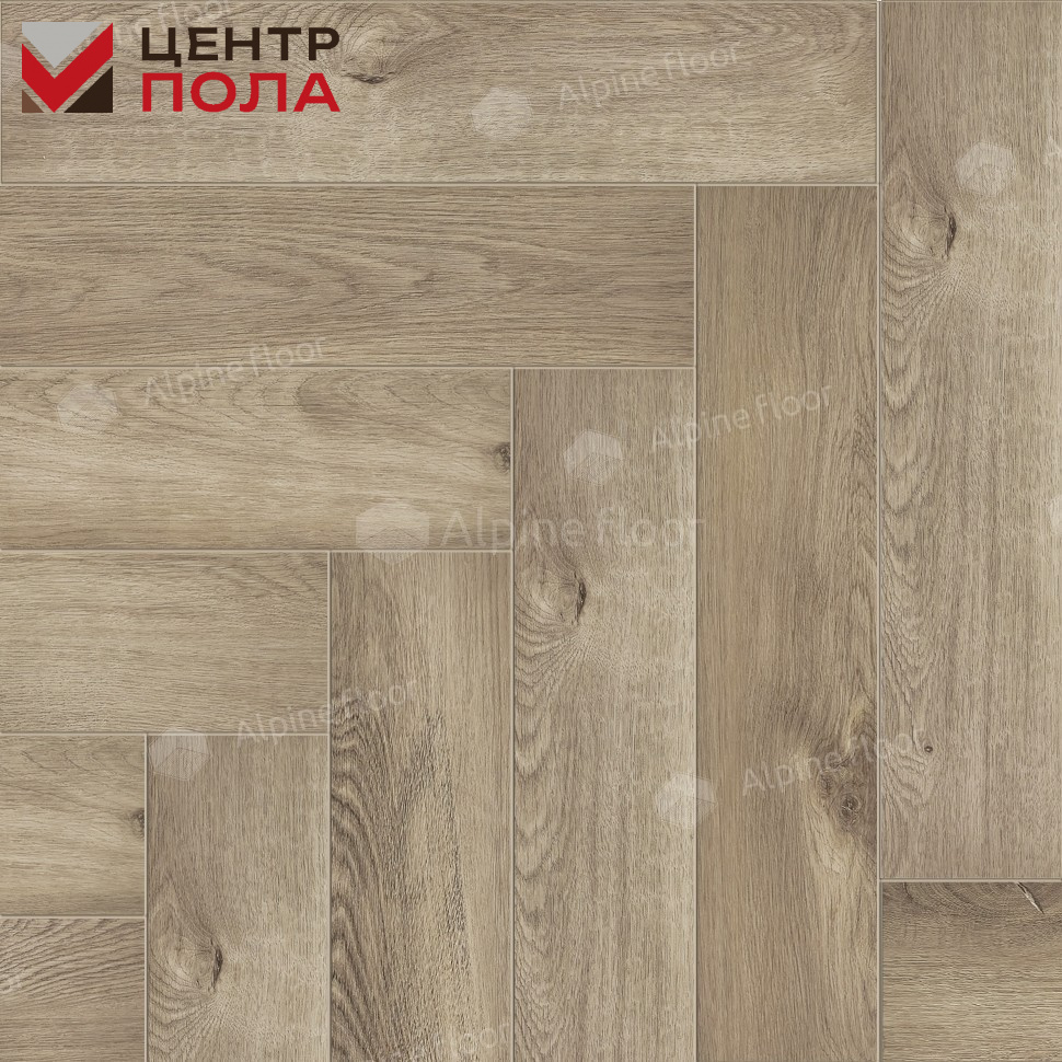 Кварцвинил Alpine Floor Parquet Lvt Eco 16-5 Дуб Натуральный Отбеленный