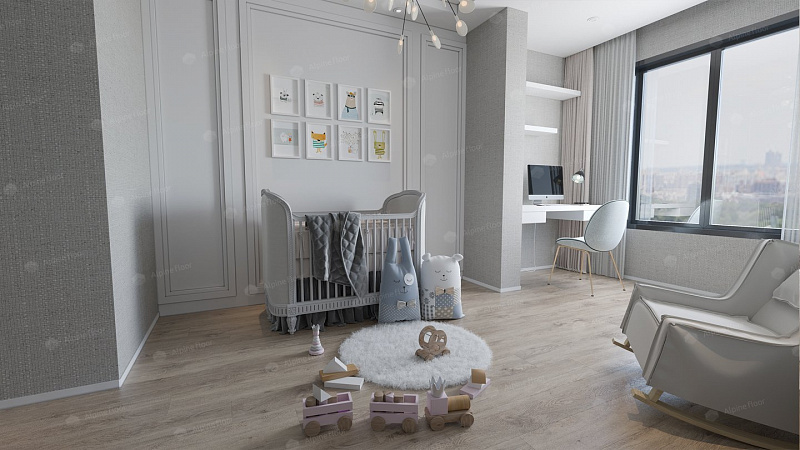 Кварцвинил Alpine Floor Гранд Секвойя 3,5 мм (Grand Sequoia Light) Eco 11-901 Карите