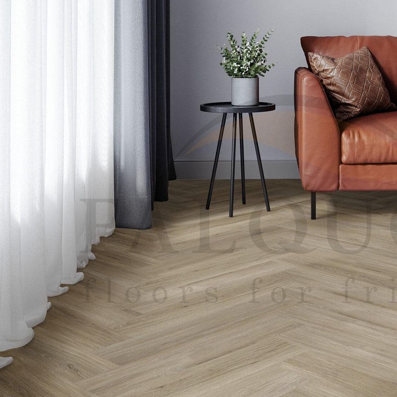 Кварцвинил The Floor Herringbone P6001 Tuscon Oak HB