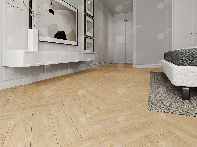 Кварцвинил Alpine Floor Parquet Light Еco 13-26 Дуб Лесат