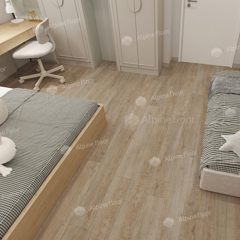 Кварцвинил Alpine Floor Ultra Eco 5-39 Дуб Амбер