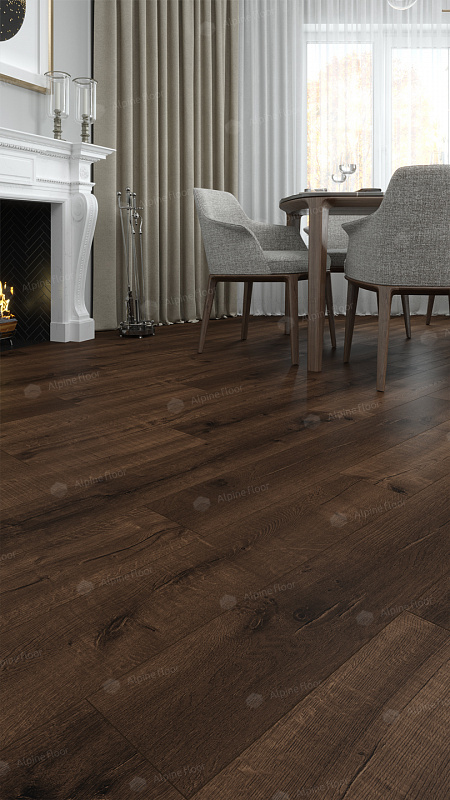 Кварцвинил Alpine Floor Real Wood Eco 2-2 Дуб Мокка