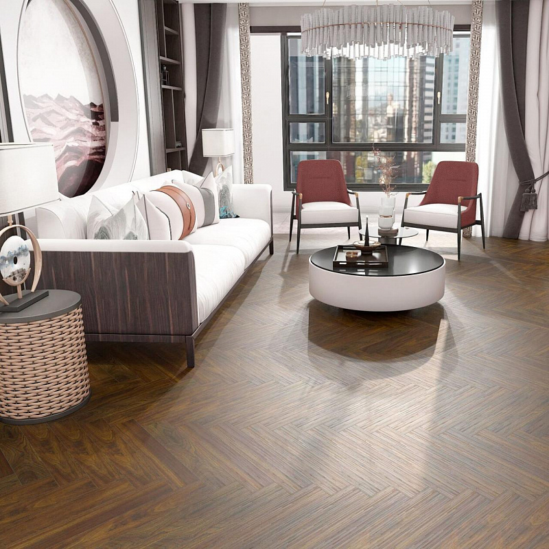 Ламинат Skalla Wood Herringbone HR 1022 Дуб Ивеланн