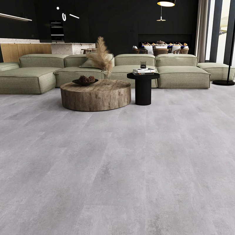 Кварцвинил Skalla Stone Fjord FR404 Плитка Бетон Свельвик