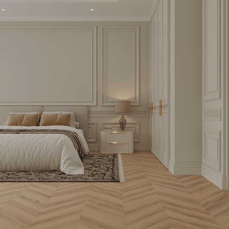 Кварцвинил Tulesna Искусство в шевроне (Art Chevron) 1011-1 Allure