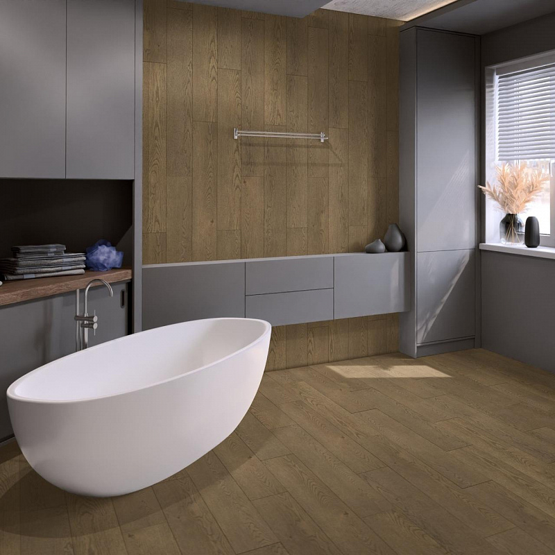 Кварцвинил Damy Floor Family 0030-6 Дуб Мокко