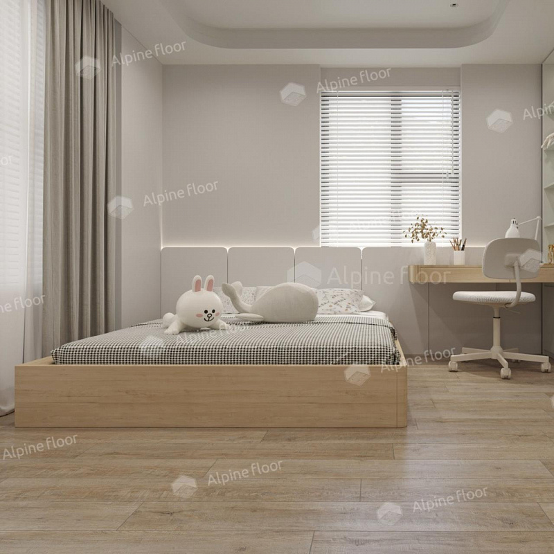 Кварцвинил Alpine Floor Ultra Eco 5-39 Дуб Амбер