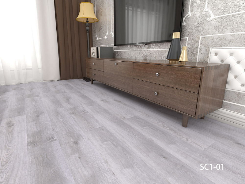 Кварцвинил Aspen Floor Smart Choice SC1-01 Дуб Серый