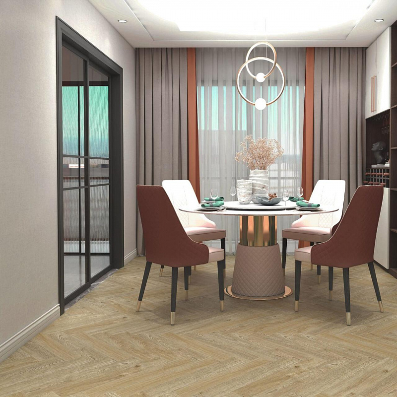 Ламинат Skalla Wood Herringbone HR 1020 Дуб Биркенес